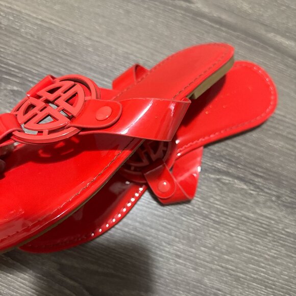 Orange Fashion Sandals - Picture 2 of 4